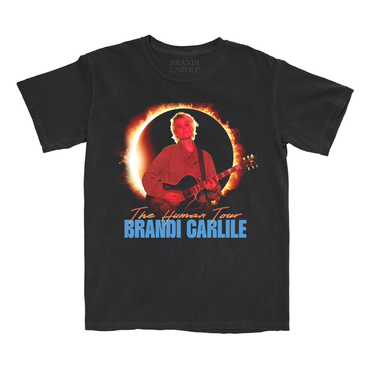 T-shirt Vintage Brandi Carlile Noir Manches Courtes - Taille S à 5XL - Neuf Avec étiquettes