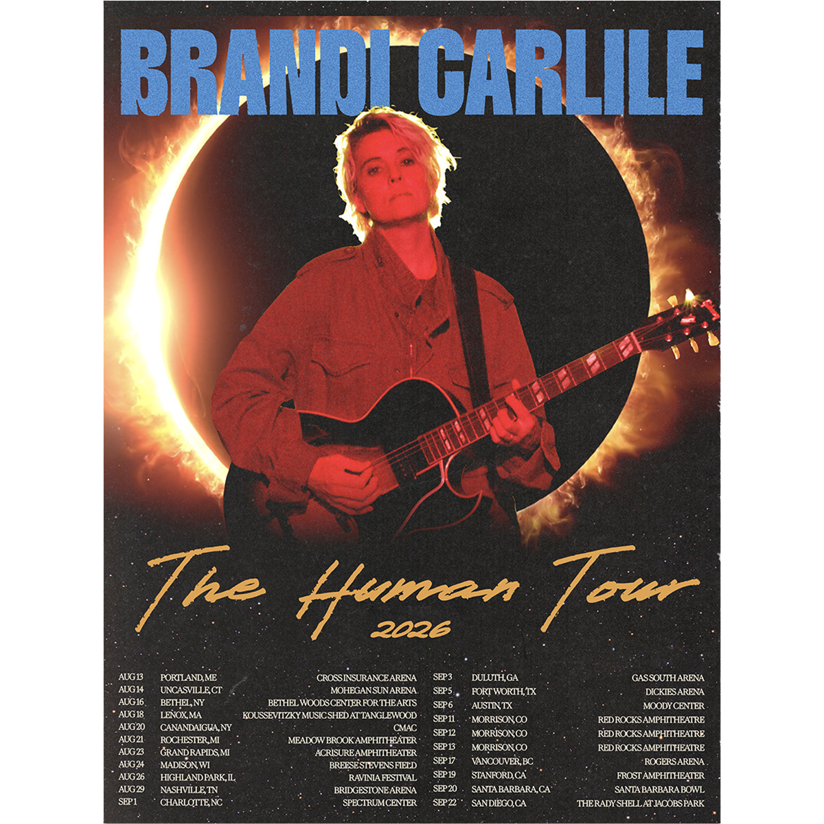 The Human Tour Poster (Leg 2)