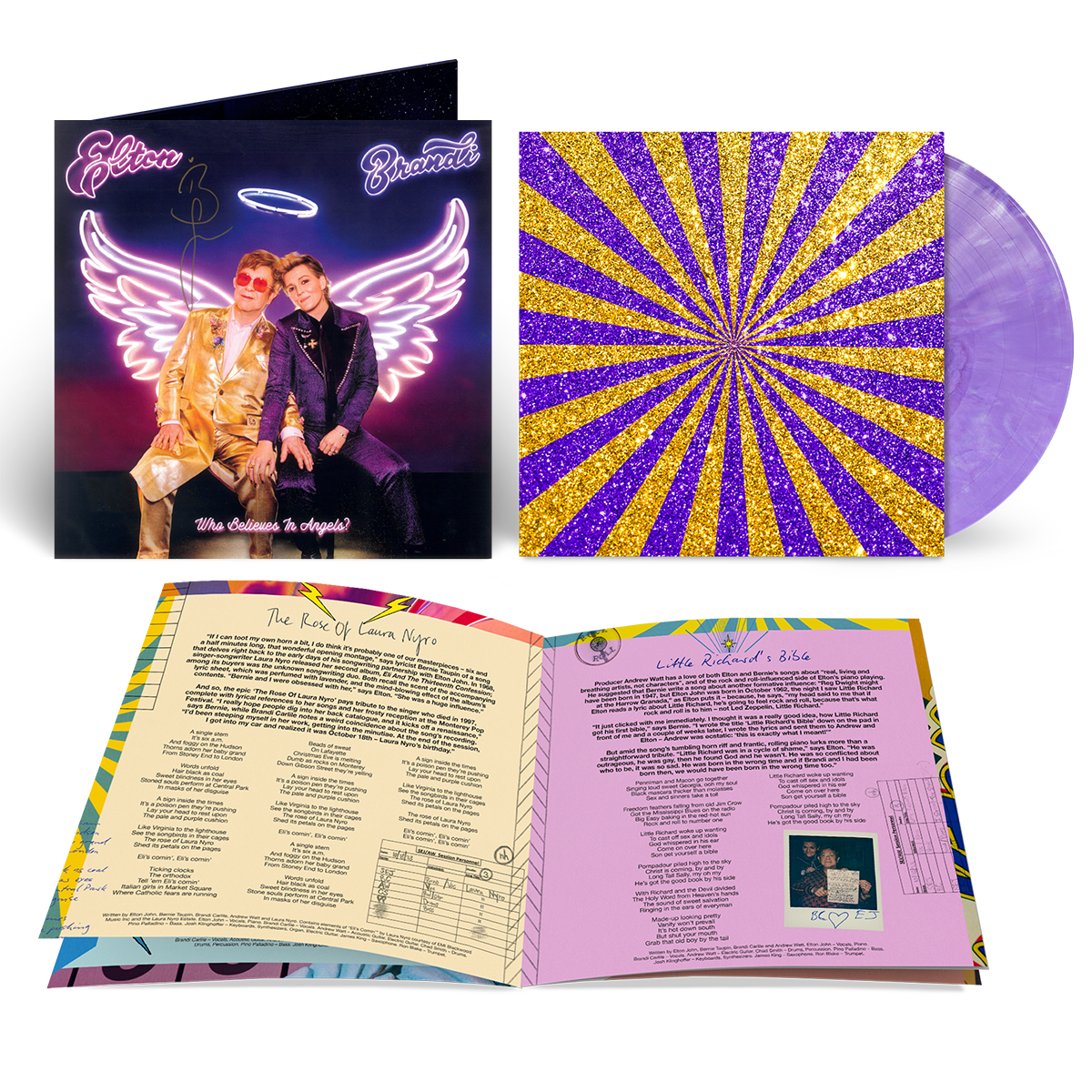 Who Believes In Angels? Limited Edition Neon Angels Vinyl + Signed Art Card