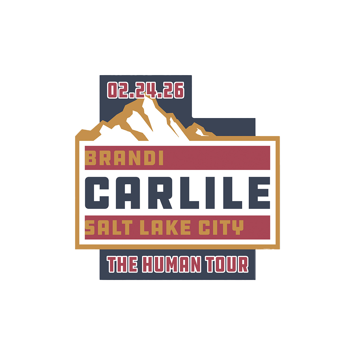 Limited Edition Salt Lake City February 24 Show Patch