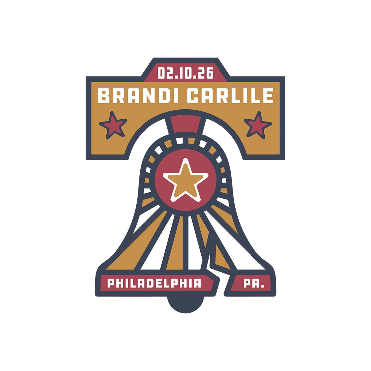 Limited Edition Philadelphia February 10 Show Patch
