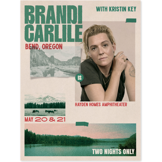 Brandi Carlile Live in Bend Oregon with Kristin Key. Two Nights Only at Hayden Homes Amphitheater May 20 & 21.