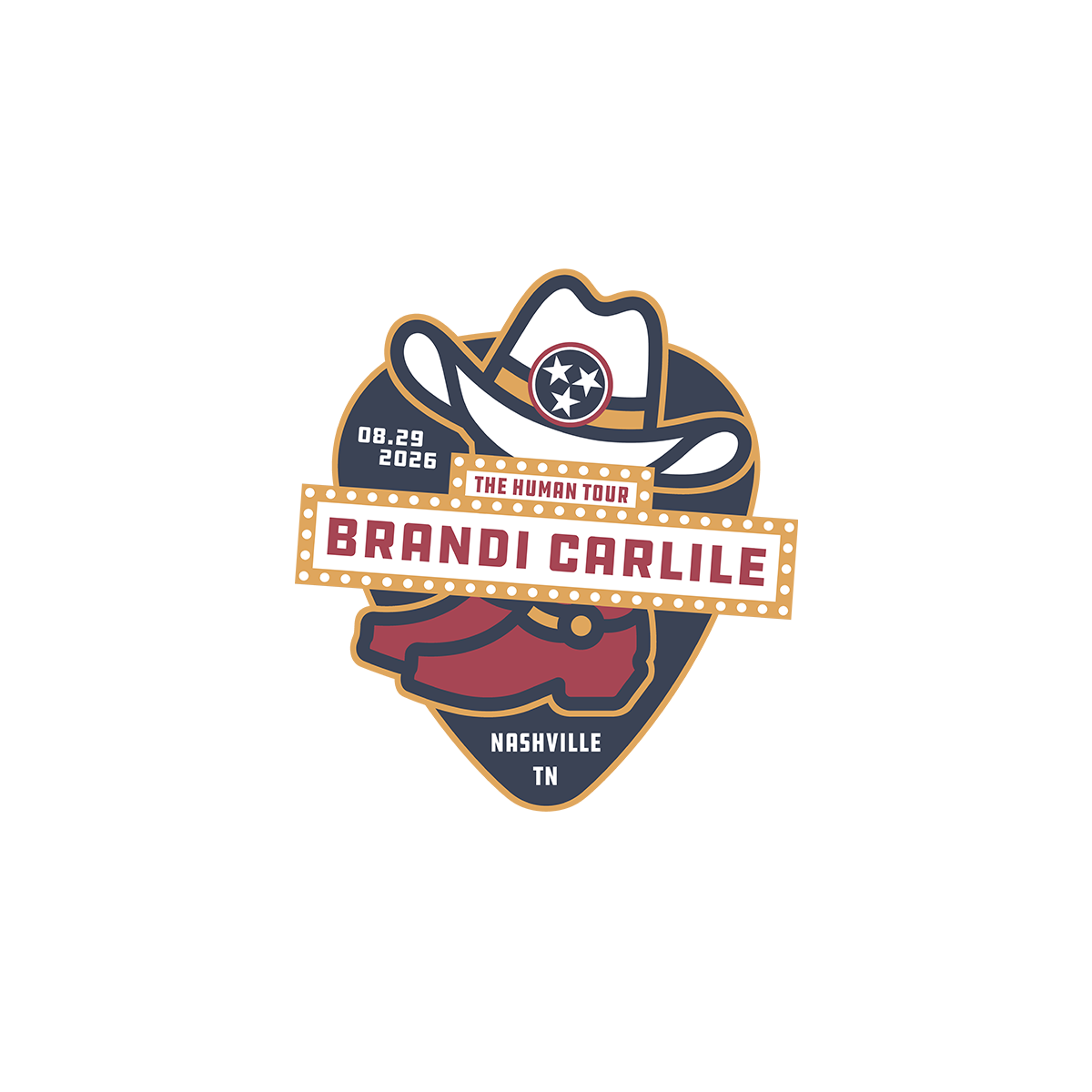 Limited Edition Nashville August 29 Show Patch