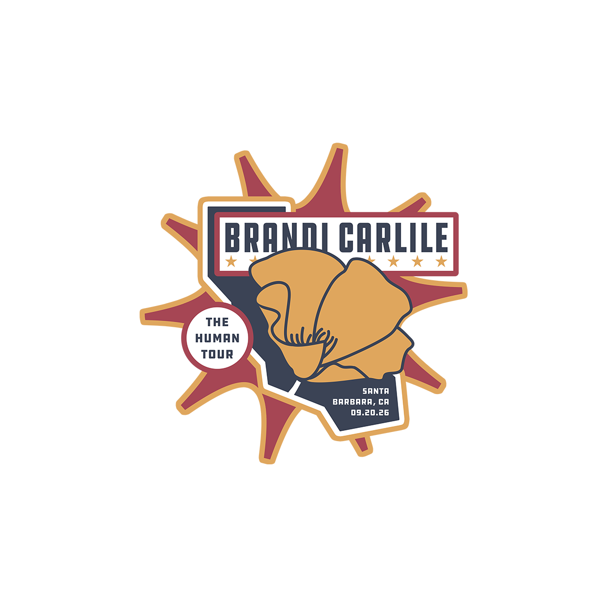 Limited Edition Santa Barbara September 20 Show Patch