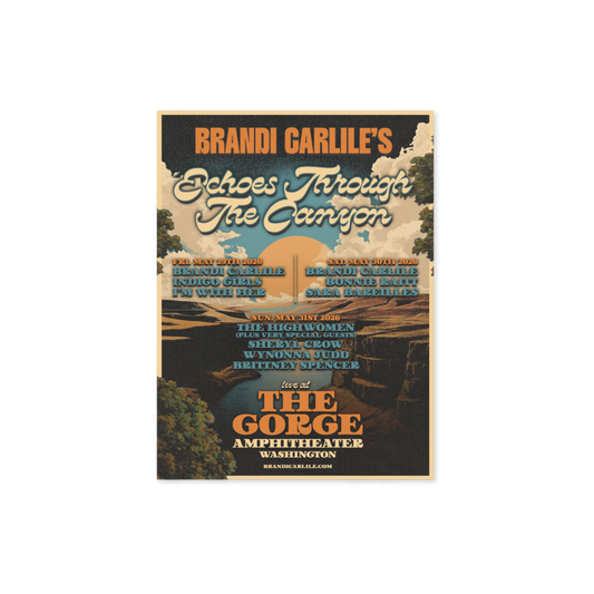 Echoes Through the Canyon 2026 Show Poster